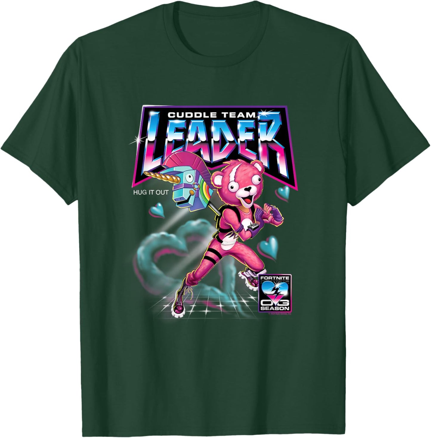Fortnite Cuddle Team Leader Hug It Out T-Shirt - T-Shirt | Forest