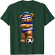 Salvadoran Flag Teddy Player Sports Outfit for El Salvador T-Shirt - T-Shirt | Forest