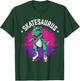 Roller Skater Dinosaur Skate T-Rex Funny Roller Skating T-Shirt - T-Shirt | Forest
