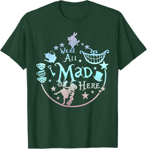 We're All Mad Here Vintage Adventures Vacation Funny Holiday T-Shirt - T-Shirt | Forest