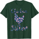 Chicken Sister Floral Chicken Lovers Women Girls Mothers Day T-Shirt - T-Shirt | Forest