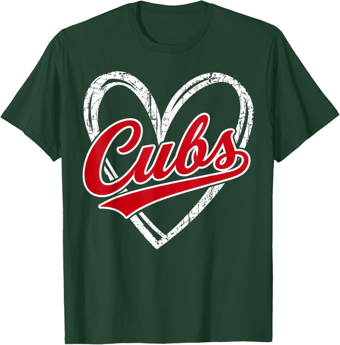 Vintage Cubs Retro Classic Gifts Women Kids T-Shirt - T-Shirt | Forest