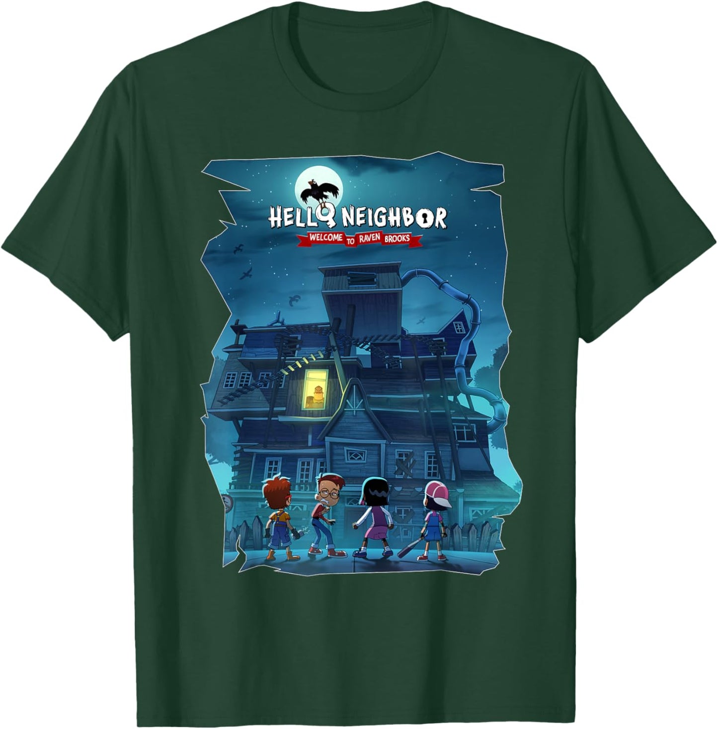 Hello Neighbor - Game Related Designs T-Shirt - T-Shirt | Forest