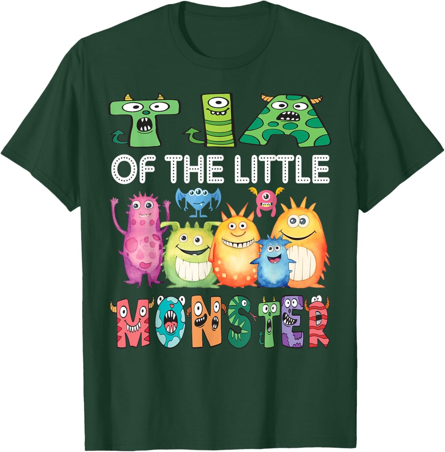Tia Of The Little Monster Kids 1St Birthday Party T-Shirt - T-Shirt | Forest