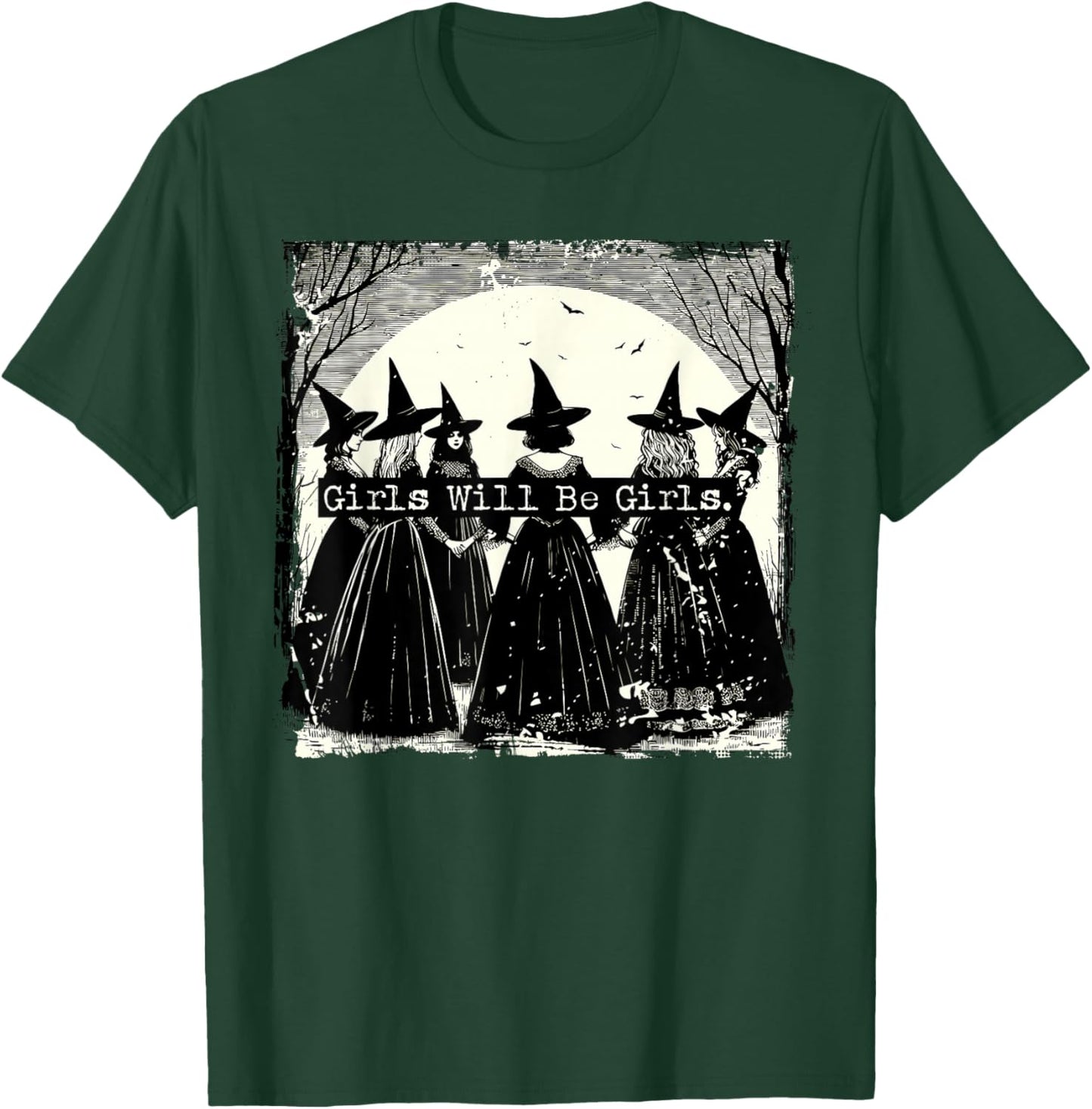 Süßes oder Saures Hexenmädchen Wird Mädchen Sein Halloween T-Shirt - T-Shirt | Forest