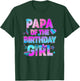 Papa of The K-Pop Birthday Girls Korean Music Family T-Shirt - T-Shirt | Forest