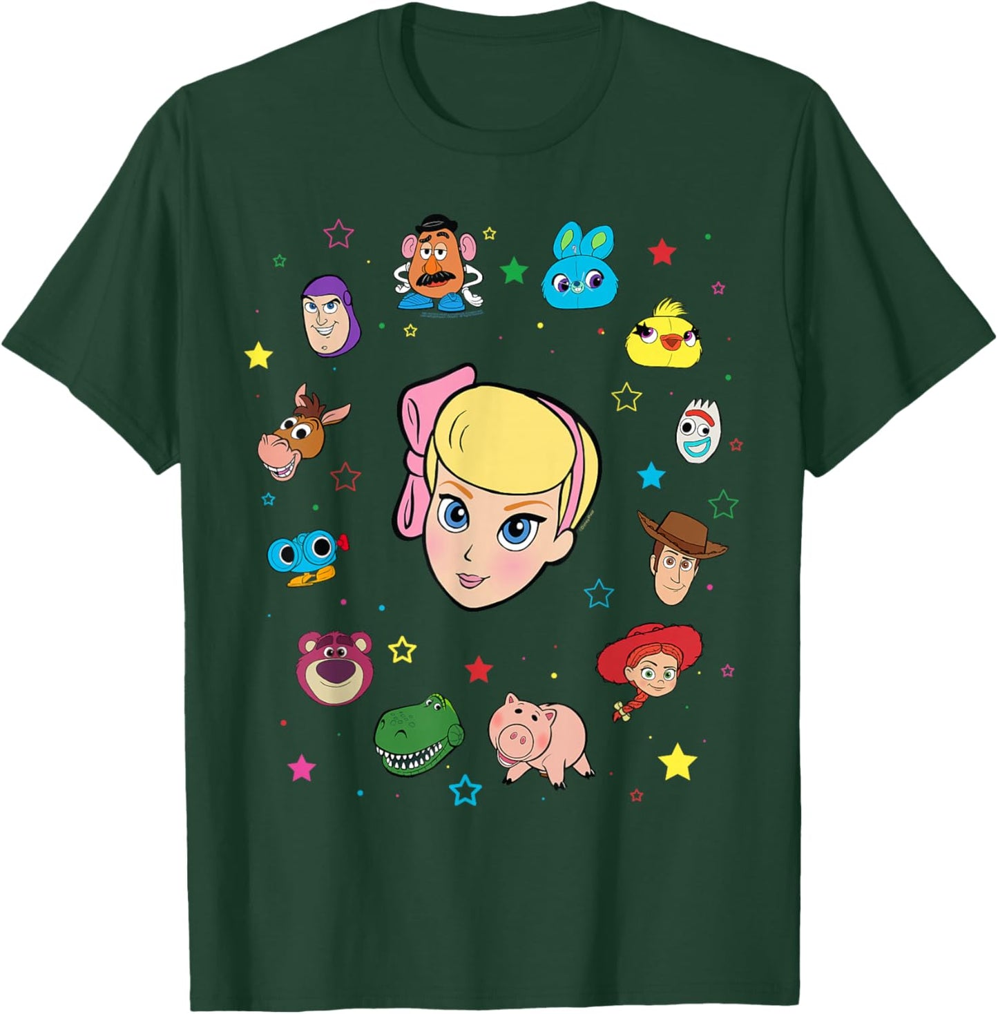 Disney and Pixar's Toy Story Bo Peep Big Face Collage T-Shirt - T-Shirt | Forest