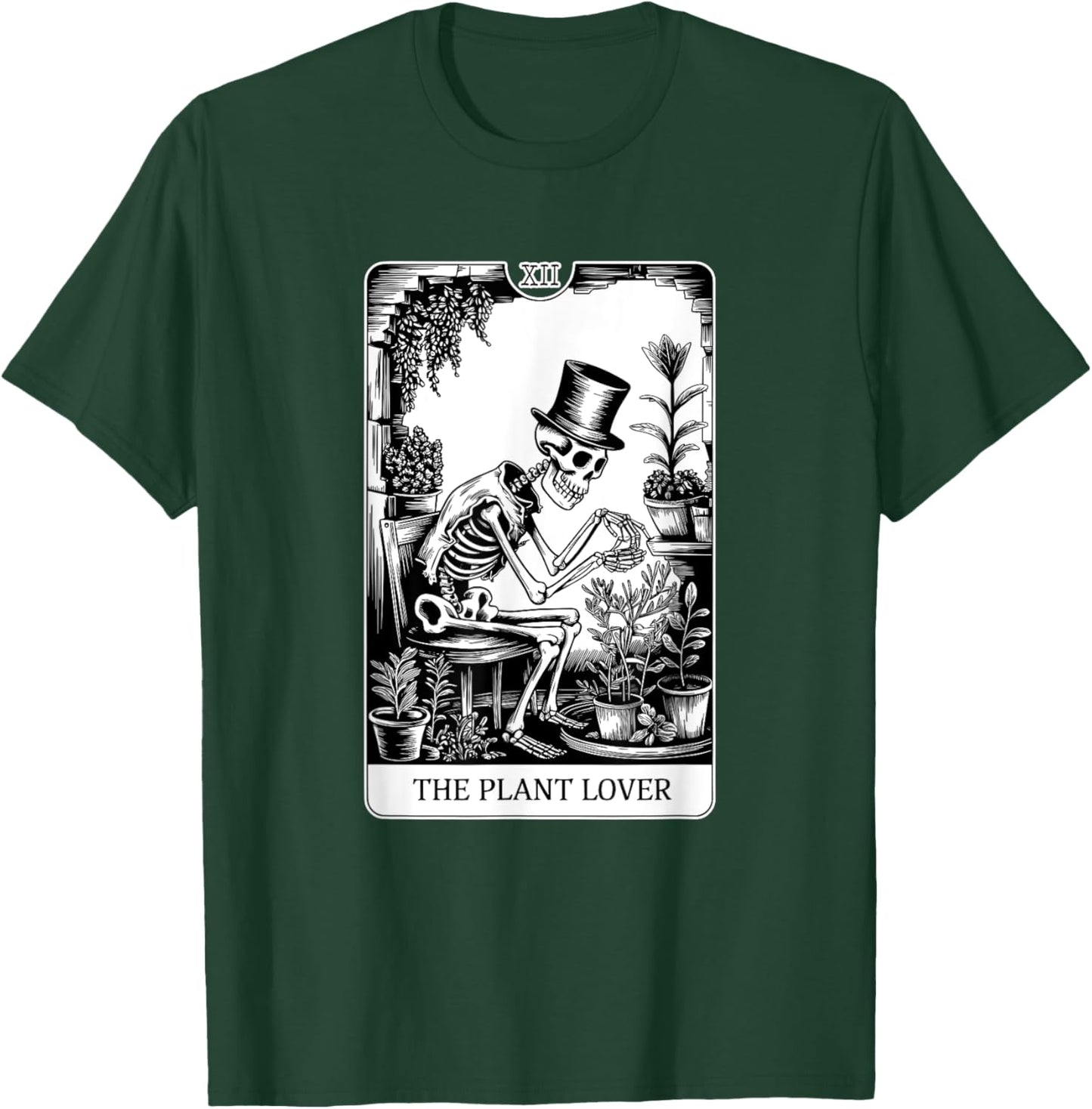 The Plant Lover Tarot Card, Houseplants T-Shirt - T-Shirt | Forest
