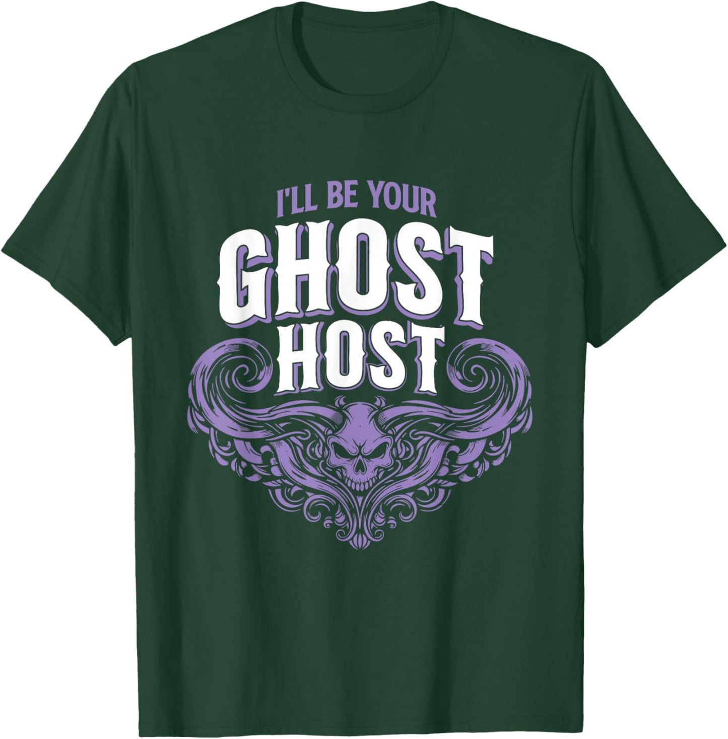 I'll Be Your Ghost Host - Spooky Halloween Party T-Shirt - T-Shirt | Forest