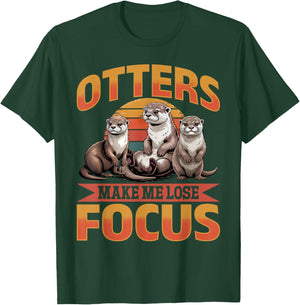 Funny Otter T-Shirt - T-Shirt | Forest