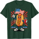 Hot Dog USA Flag Beer 4th of July T-Shirt - T-Shirt | Forest