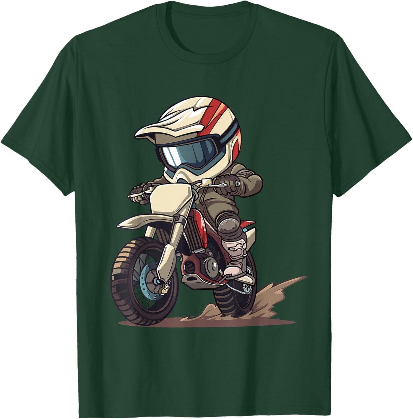 Kids Dirt Bike T-Shirt - T-Shirt | Forest