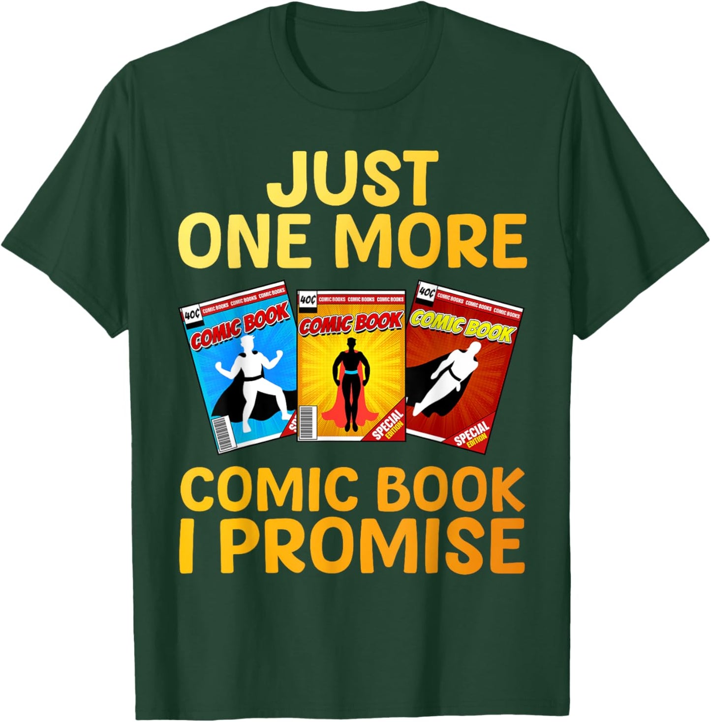 Funny Comic Book Design Women Comic Book Collectors T-Shirt - T-Shirt | Forest