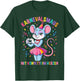 Carnival Mouse with Confetti in the Heart Women's Cologne T-Shirt - T-Shirt | Forest