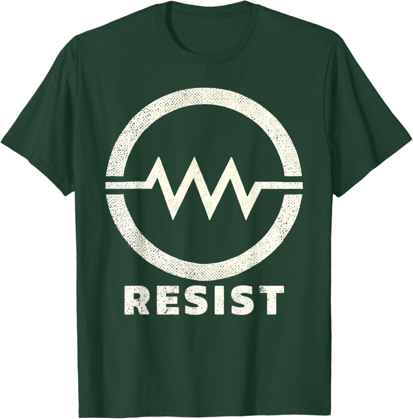 Resistor Symbol Resist Funny Electrical Engineering T-Shirt - T-Shirt | Forest