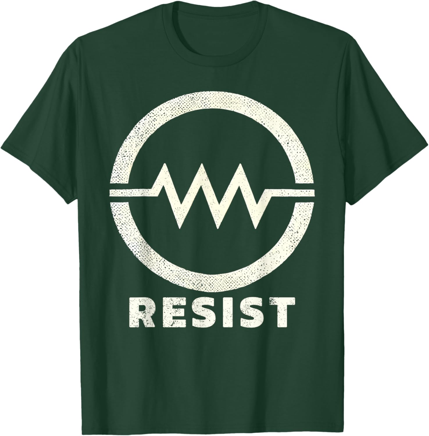 Resistor Symbol Resist Funny Electrical Engineering T-Shirt - T-Shirt | Forest