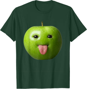 Ai Apple Meme Funny Brainrot Gen Z Viral Internet Joke Silly T-Shirt - T-Shirt | Forest