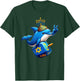 Dolphin Menorah Dreidel Jewish Hanukkah Kids T-Shirt - T-Shirt | Forest