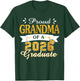 Proud Grandma of a 2026 Graduate for Family Graduation T-Shirt - T-Shirt | Forest