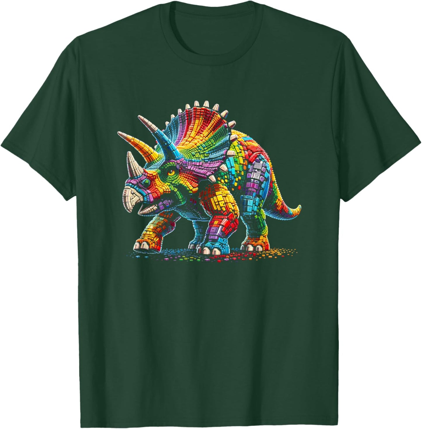 Master Builder Dinosaur Bricks Blocks Building T-Shirt - T-Shirt | Forest