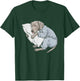 Funny Sleepy Weimaraner Pajama Men Women Kids T-Shirt - T-Shirt | Forest