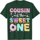 Cousin of The Sweet One First Birthday Matching Family T-Shirt - T-Shirt | Forest