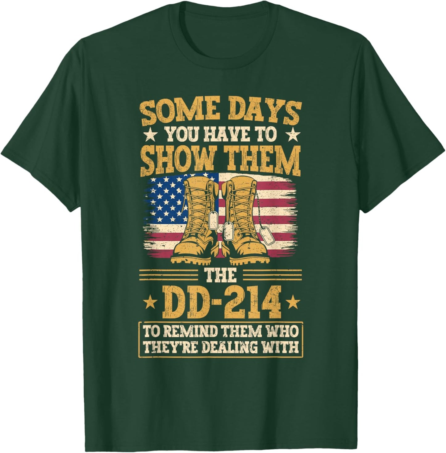 Grumpy Vet & Retired Military Gifts Grumpy Old Veteran - Black, Small - Military Veteran T-Shirt - T-Shirt | Forest