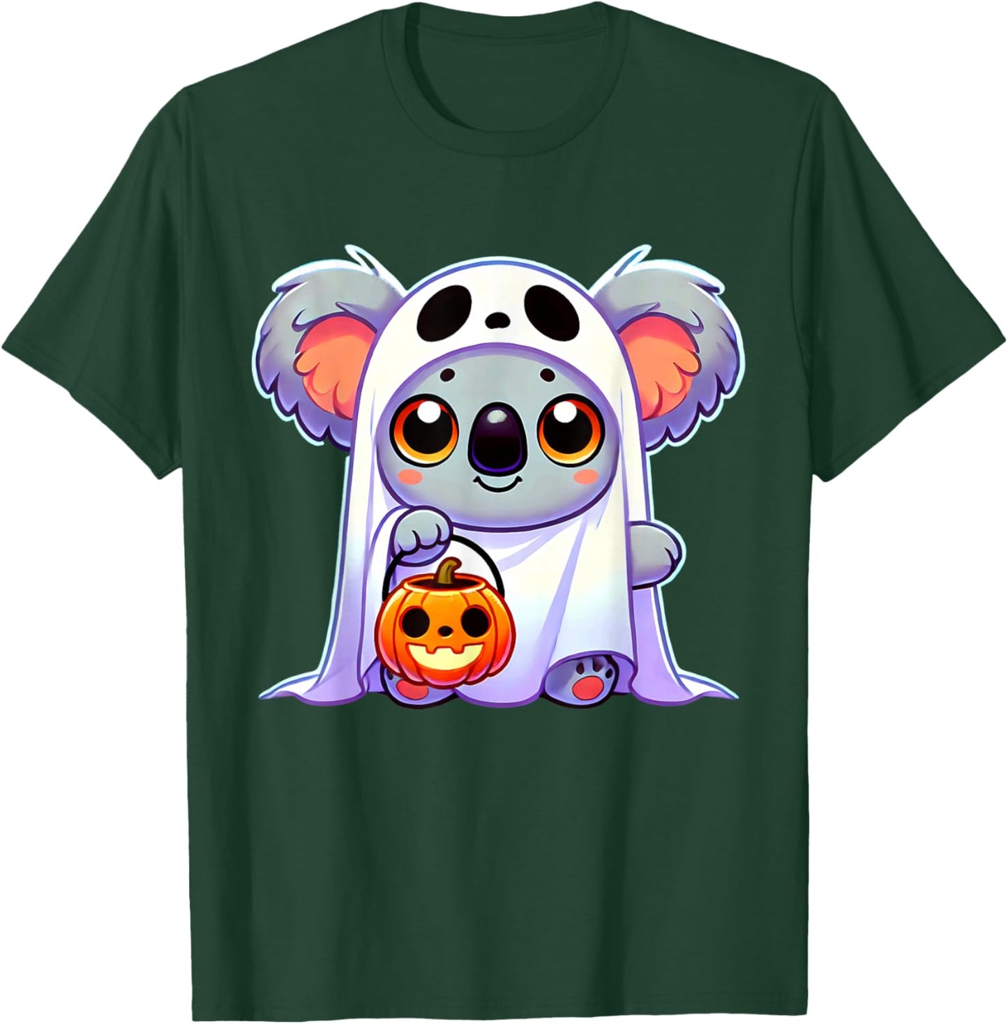 Koala Ghost Halloween Animal Men Women Kids T-Shirt - T-Shirt | Forest