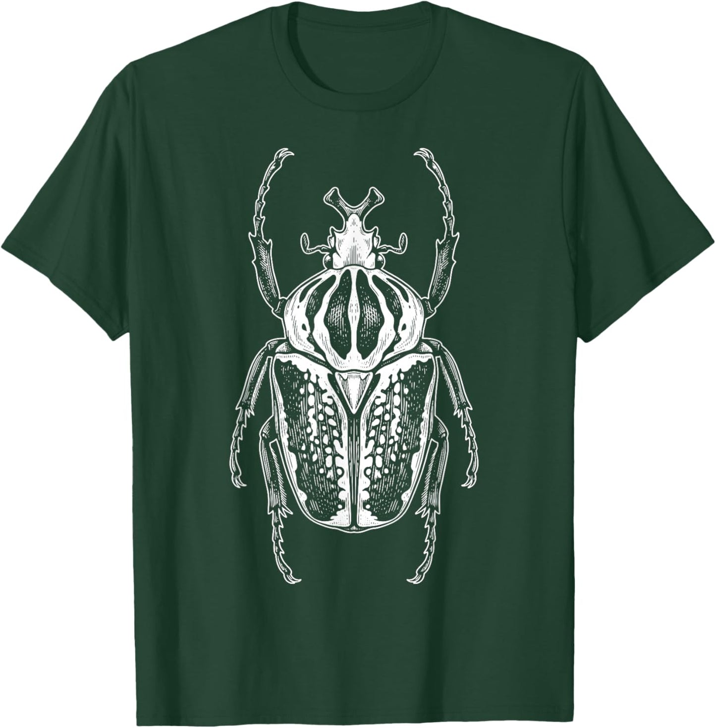 Goliath Beetle Illustration T-Shirt - T-Shirt | Forest