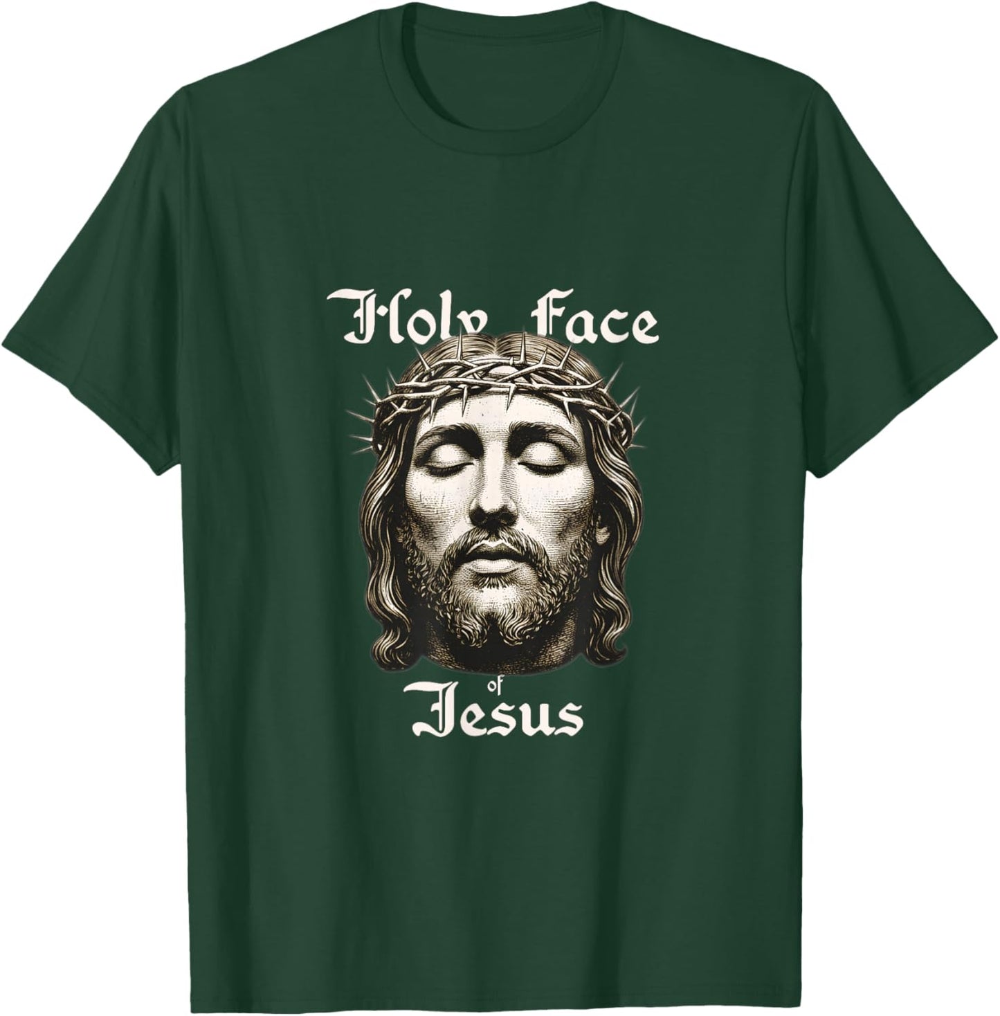 Holy Face of Jesus T-Shirt - T-Shirt | Forest