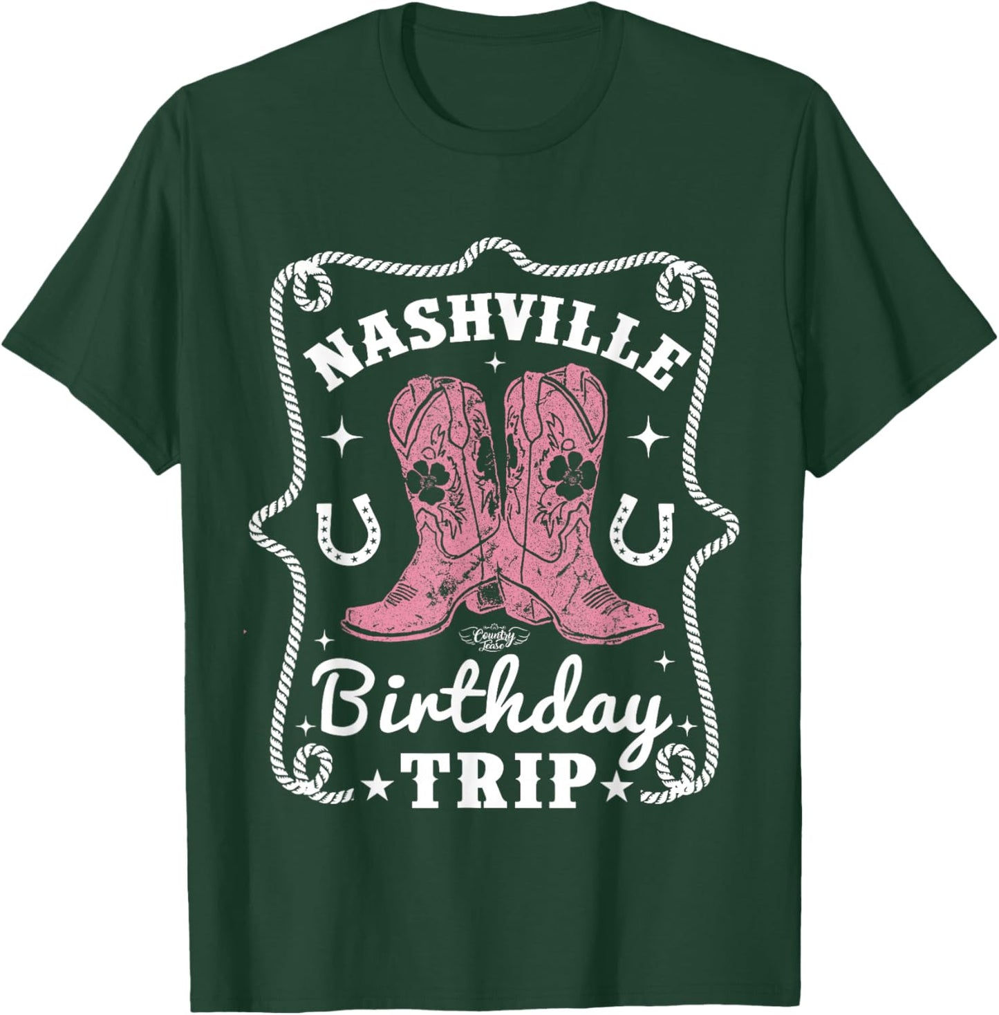 Nashville Birthday Trip Nashville Birthday T-Shirt - T-Shirt | Forest