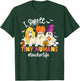 I Smell Tiny Humans Teacher Life Spooky Ghost Halloween T-Shirt - T-Shirt | Forest