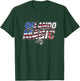 NBA Orlando Magic American Flag Distressed Paint Spill T-Shirt - T-Shirt | Forest