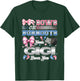 Burnouts or Bows Gigi Loves You Gender Reveal Party T-Shirt - T-Shirt | Forest