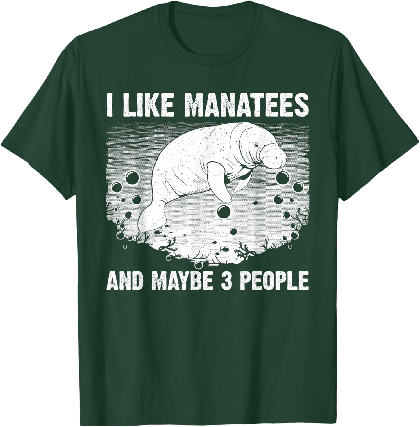 Funny Manatee Design Women Toddlers Manatee Lover T-Shirt - T-Shirt | Forest