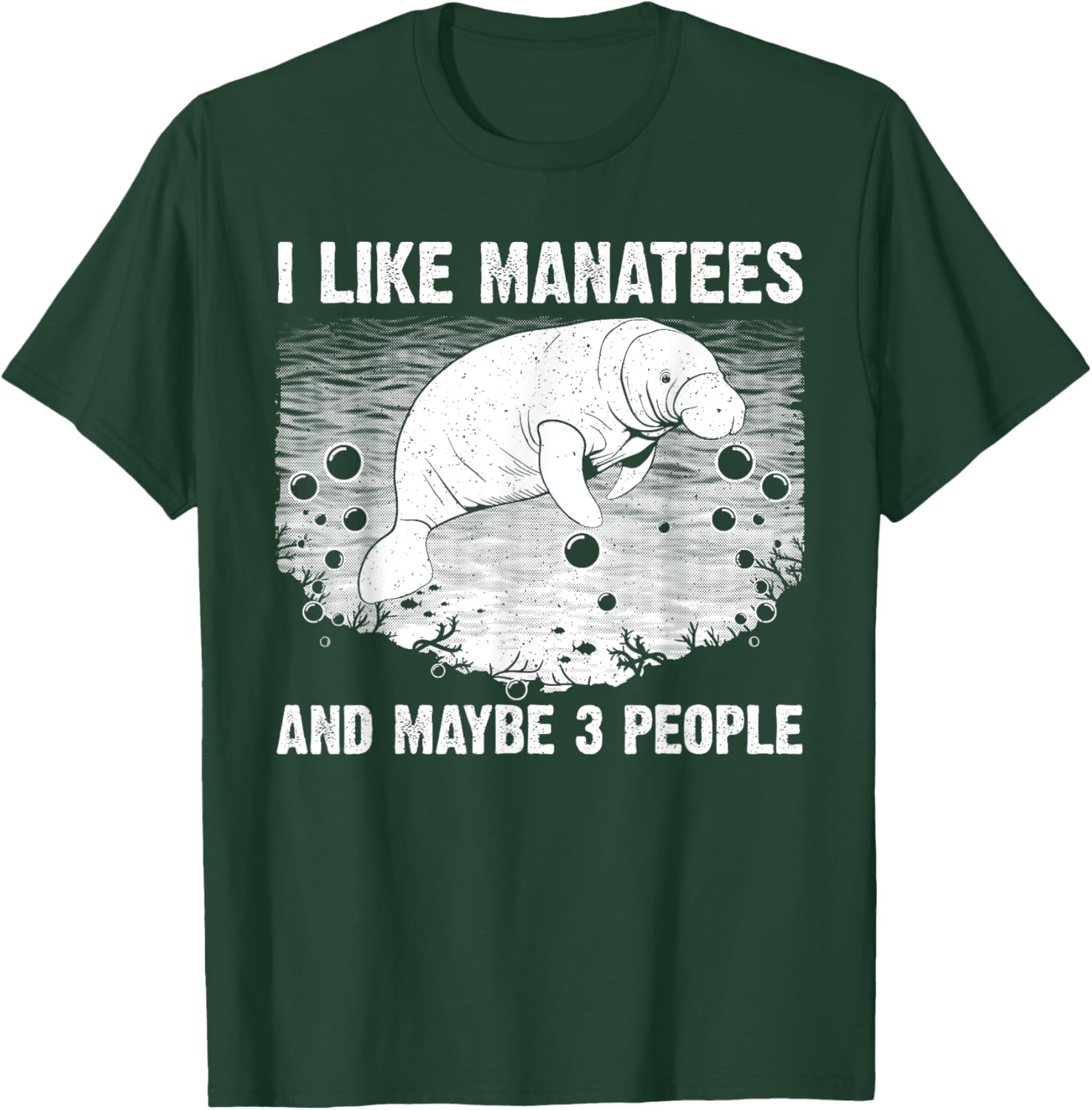 Funny Manatee Design Women Toddlers Manatee Lover T-Shirt - T-Shirt | Forest