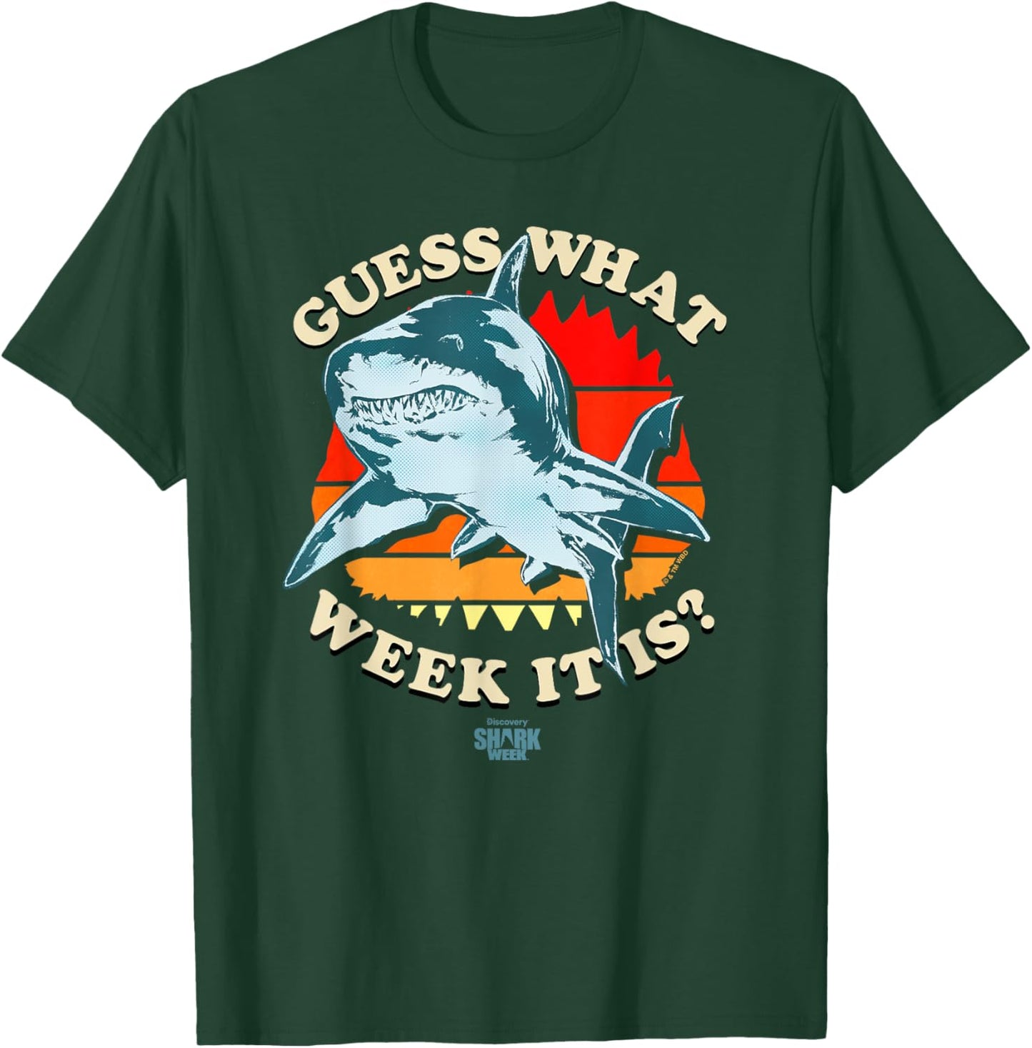 Shark Week Officially Licensed Guess The Week T-Shirt - T-Shirt | Forest