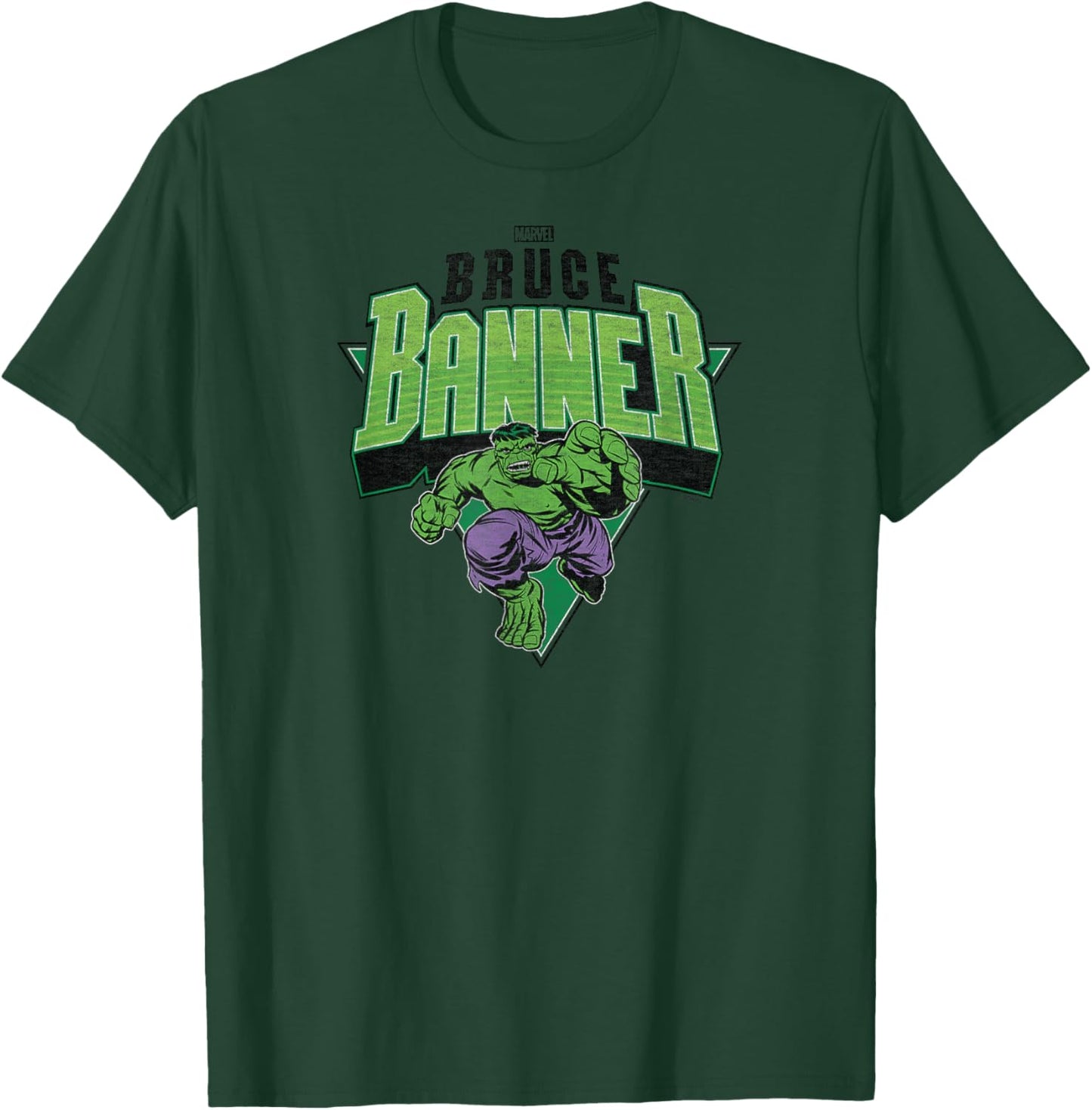 Hulk - Bruce Banner Collegiate T-Shirt - T-Shirt | Forest