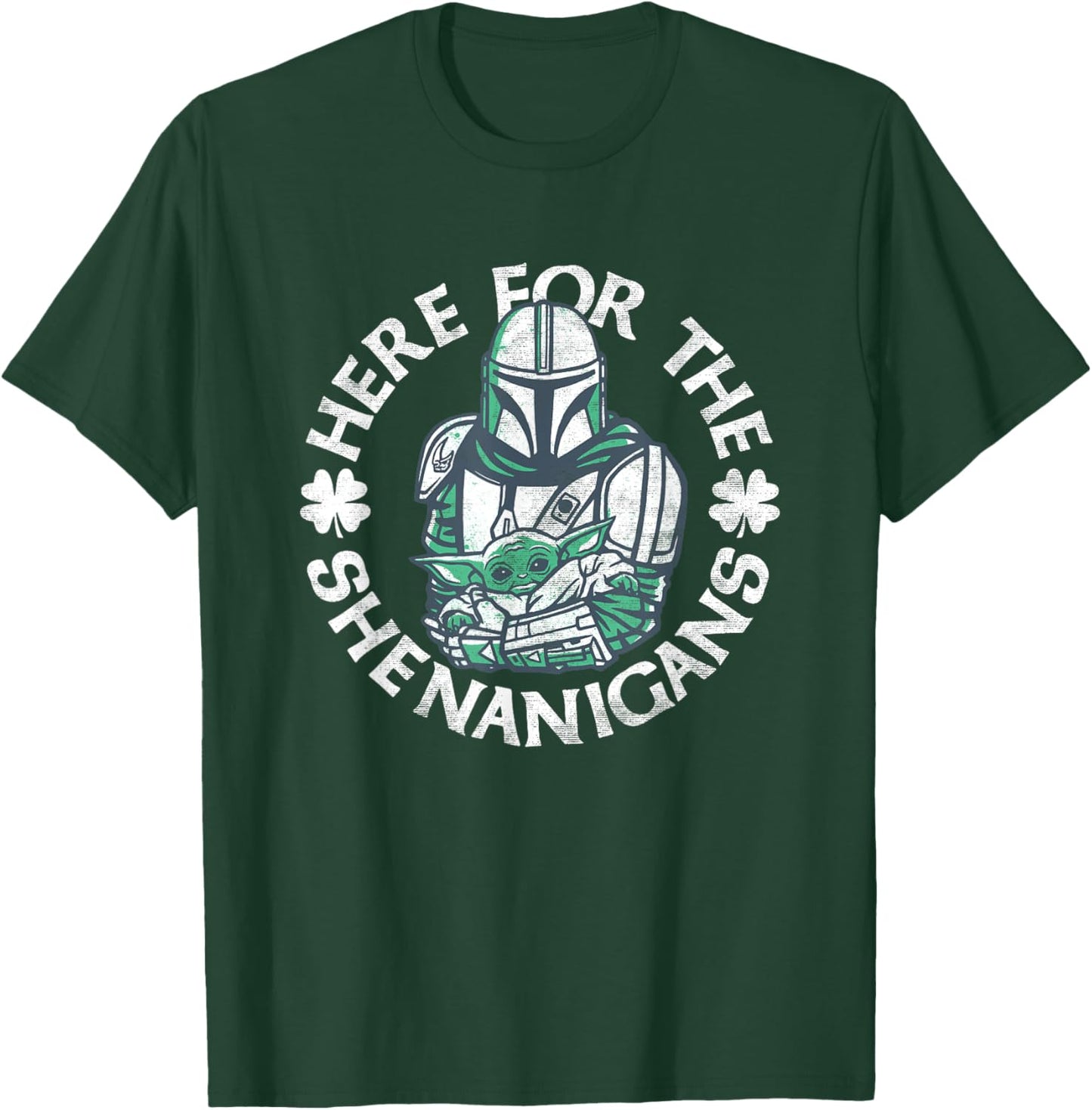 Star Wars The Mandalorian St. Patrick's Day Shenanigans T-Shirt - T-Shirt | Forest