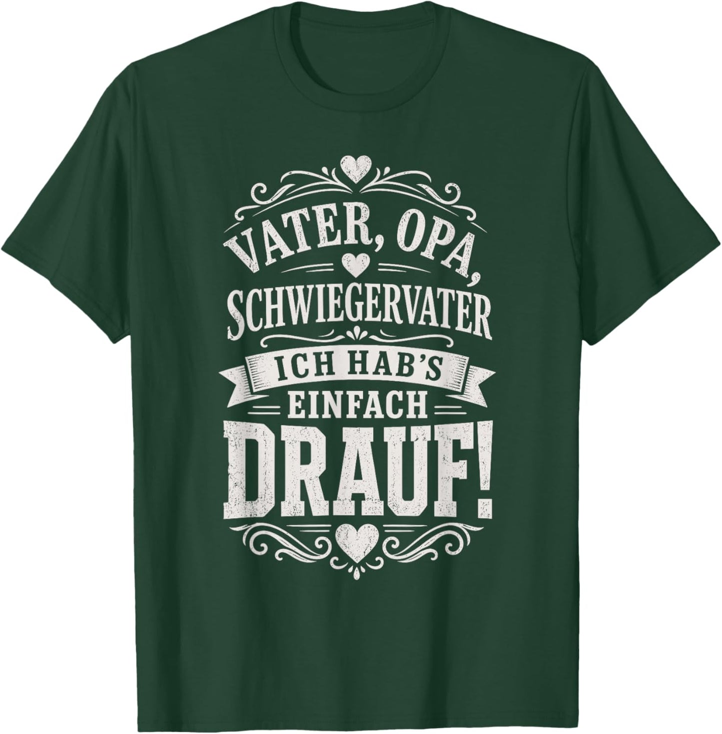 Vater Opa Schwiegervater T-Shirt - T-Shirt | Forest