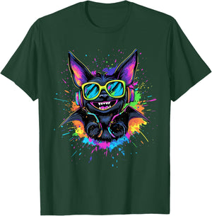 Bat Microbat Megabat Vampire Bats Cute Bat T-Shirt - T-Shirt | Forest