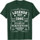 1991 Birthday Man 35th Decoration Funny 35s 35th Birthday T-Shirt - T-Shirt | Forest