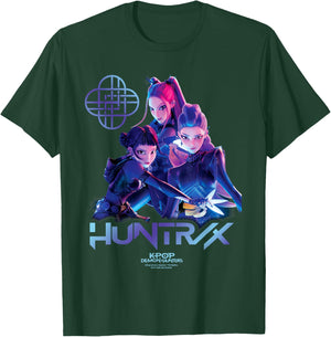 KPop Demon Hunters Huntrix Demon Hunters Group T-Shirt - T-Shirt | Forest