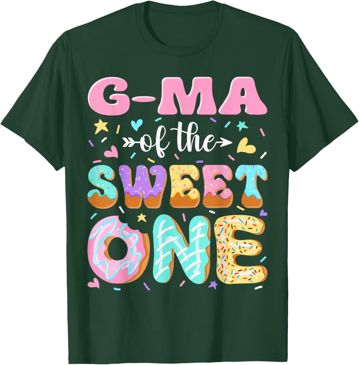 G-Ma of The Sweet One First Birthday Matching Family T-Shirt - T-Shirt | Forest