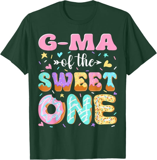 G-Ma of The Sweet One First Birthday Matching Family T-Shirt - T-Shirt | Forest