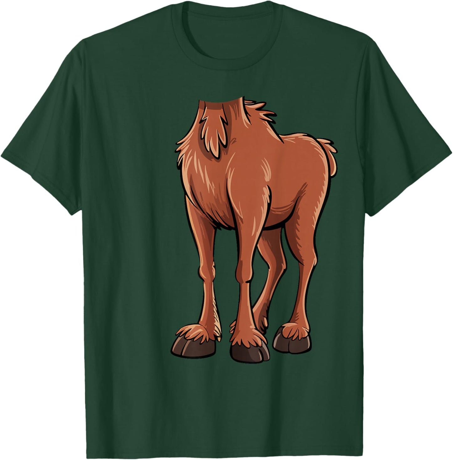 Moose Shirt Adult Kids Men Women Brown Moose Costume T-Shirt - T-Shirt | Forest