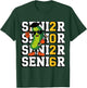 Funny Pickle Senior 2026 Graduation Cartoon Design T-Shirt - T-Shirt | Forest