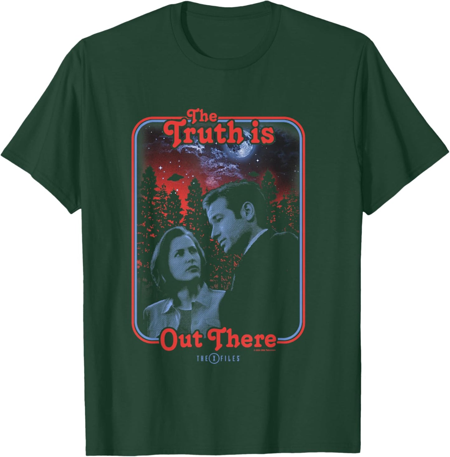 X-Files The Truth Is Out There Iconic Retro Comic Cover Logo T-Shirt - T-Shirt | Forest