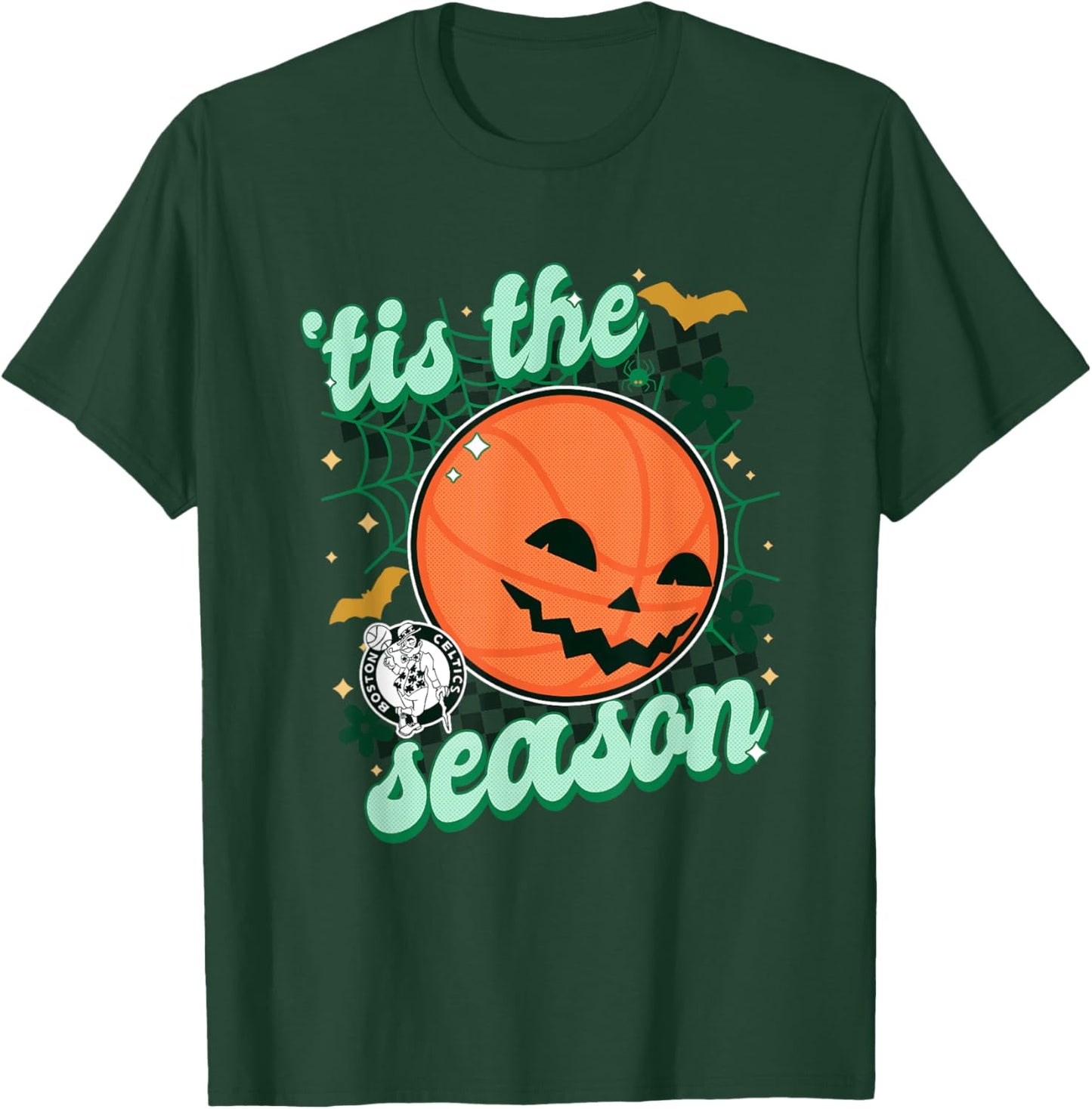 NBA Boston Celtics Halloween Spooky Season T-Shirt - T-Shirt | Forest