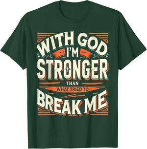 Inspirational Christian Religious Faith Based God Clothing T-Shirt - T-Shirt | Forest
